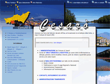 Tablet Screenshot of comune.cesaro.me.it
